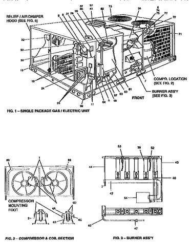 Compressor and burner assenbly