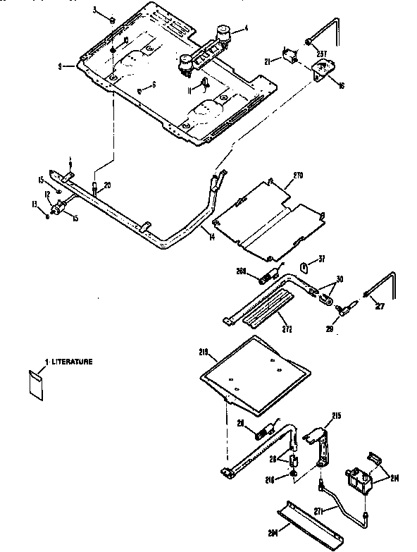 Burner section