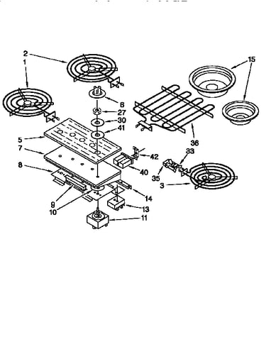 Control panel and element