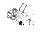 Craftsman 580328391 handle and wheel assembly diagram