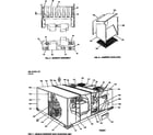 York D2CG180N24058A damper hood and burner assembly diagram