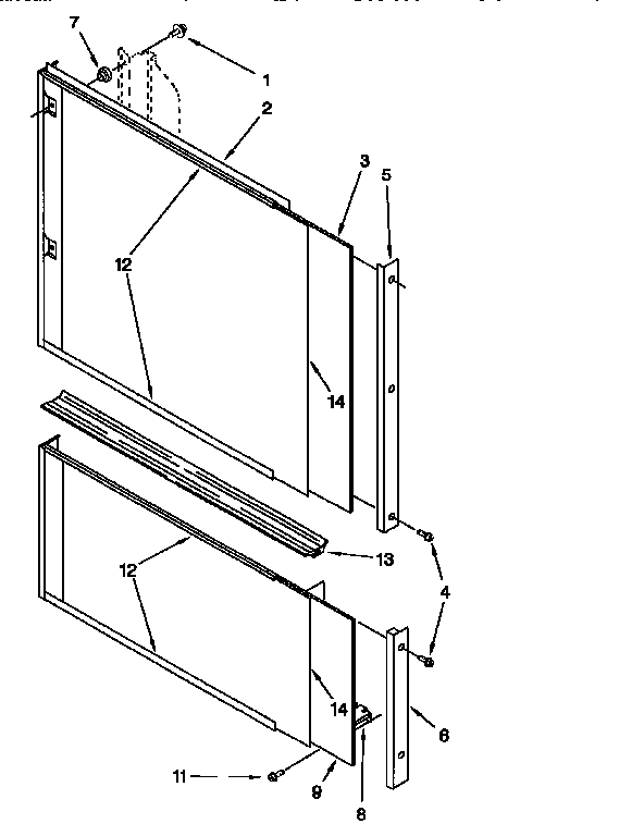 Door and panel