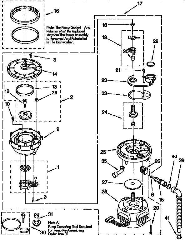 Pump and motor