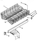 Upper rack and track