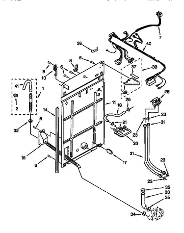 Rear panel
