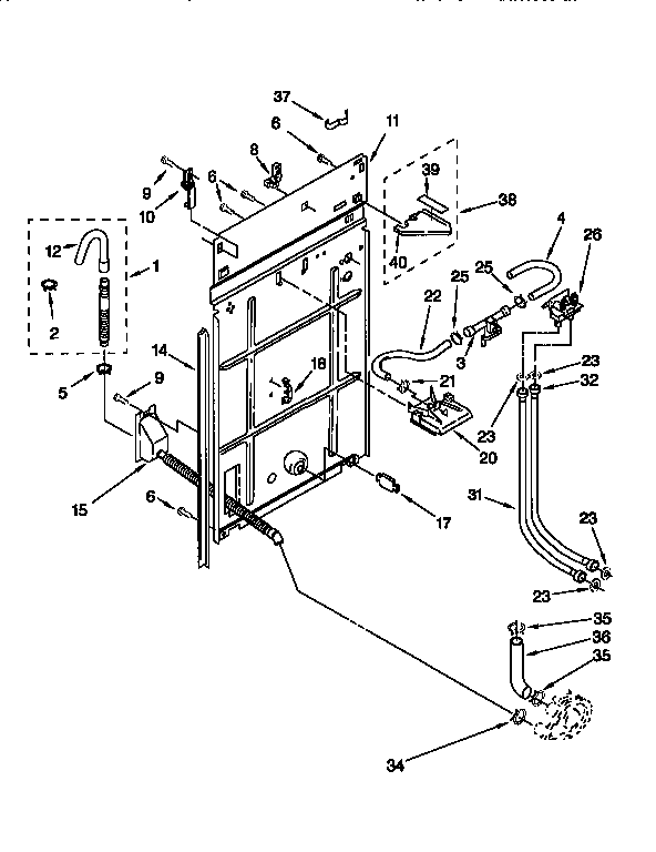 Rear panel