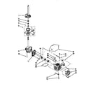 Kenmore 11026912690 motor and pump diagram
