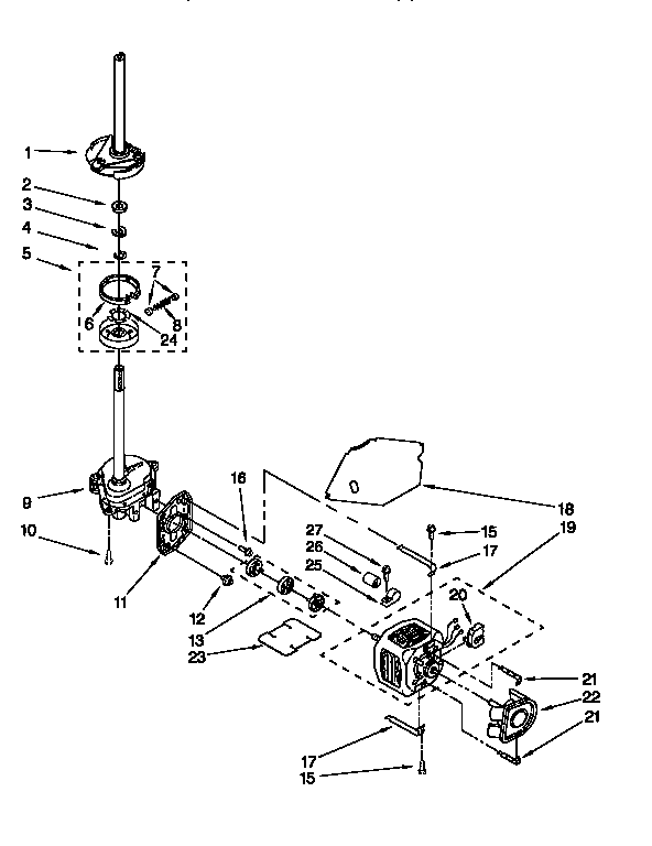 Motor and pump