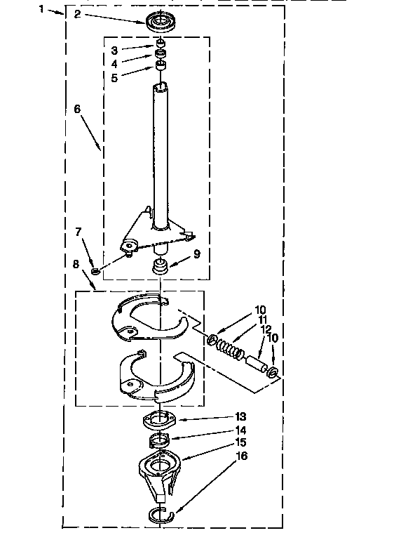 Brake and drive tube