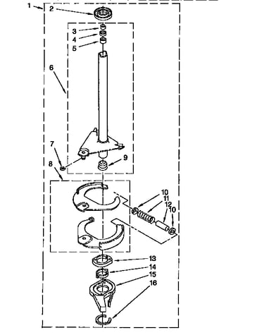 Brake and drive tube