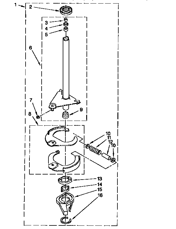 Brake and drive tube
