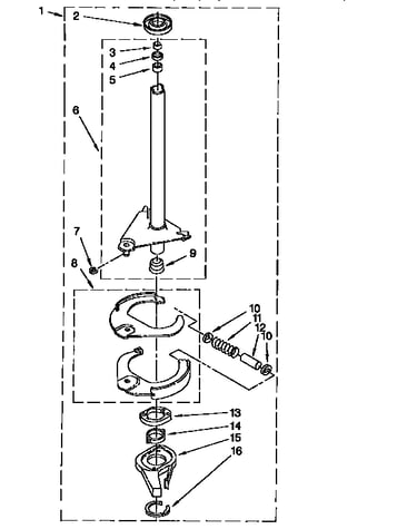 Brake and drive tube