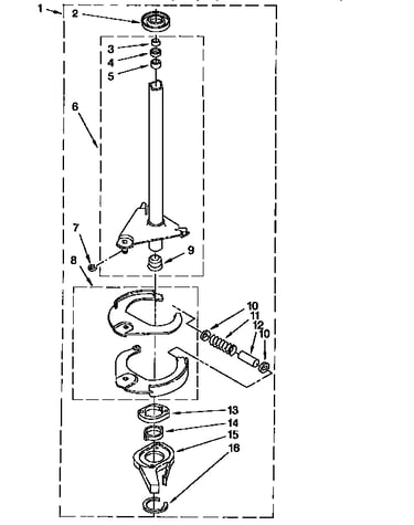 Brake and drive tube