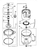 Agitator, basket and tub