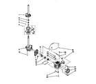 Kenmore 11026832690 motor and pump diagram