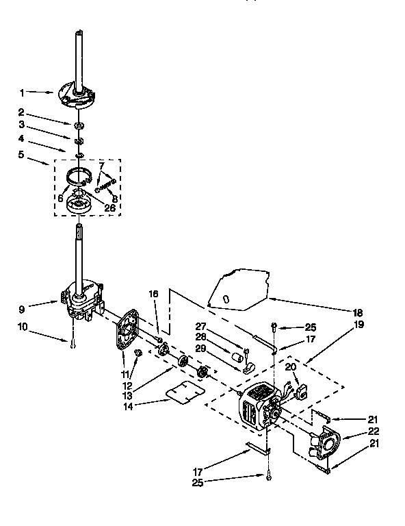 Motor and pump