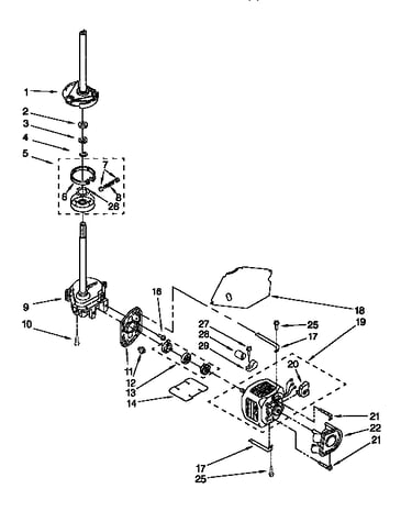 Motor and pump