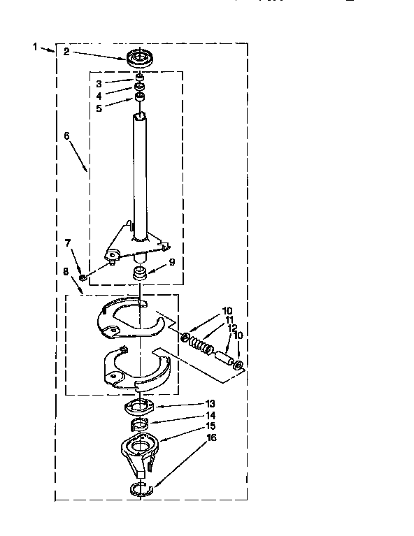 Brake and drive tube