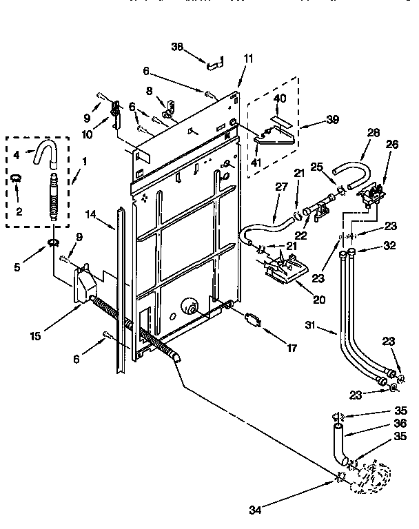 Rear panel