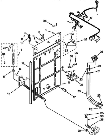 Rear panel