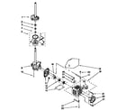 Kenmore 11026702690 motor and pump diagram