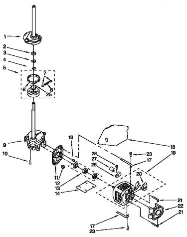 Motor and pump