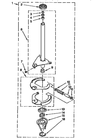 Brake and drive tube