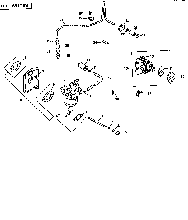 ENGINE CV15S-41525 (71, 501)