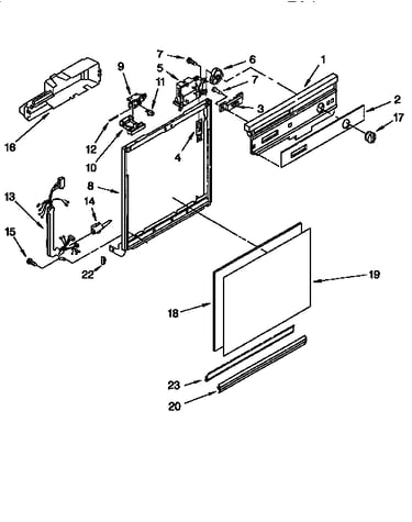 Frame and console
