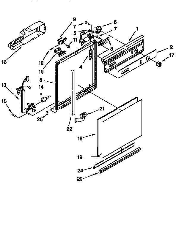 Frame and console
