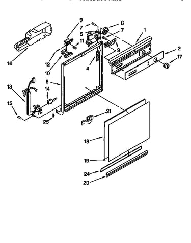 Frame and console