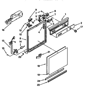 Frame and console