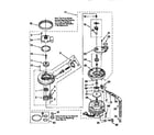 Whirlpool DU900PCDB3 pump and motor diagram