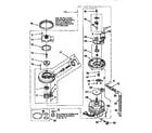 Whirlpool DU900PCDQ4 pump and motor diagram