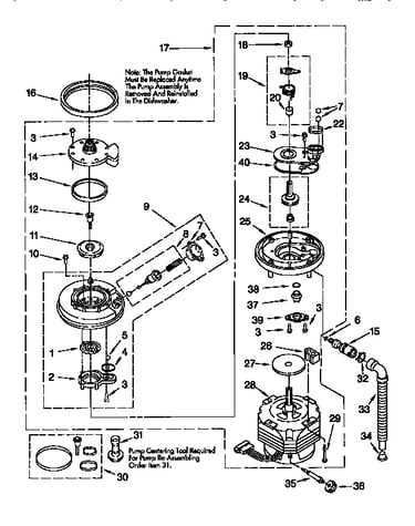 Pump and motor