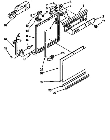 Frame and console