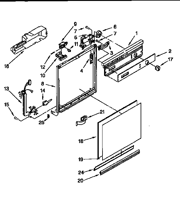 Console and frame