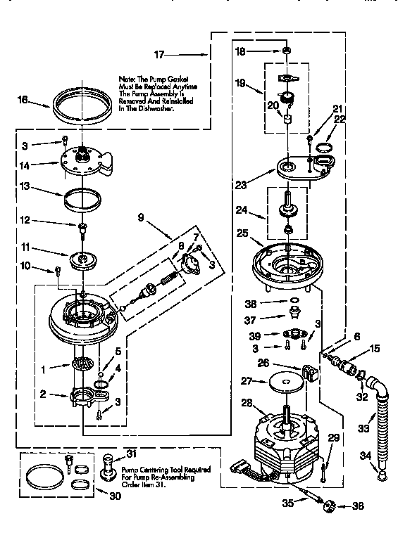 PUMP AND MOTOR