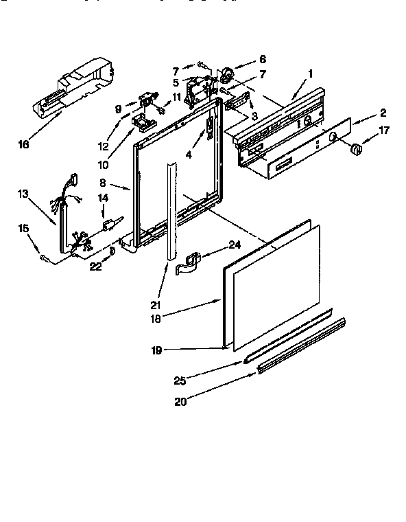 Frame and console