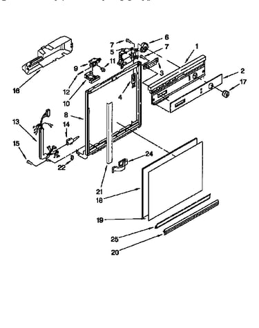 Frame and console