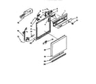 Whirlpool DU900PCDZ3 frame and console diagram