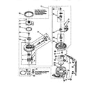 Whirlpool DU900PCDZ3 pump and motor diagram