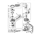 Whirlpool DU900PCDZ2 pump and motor diagram