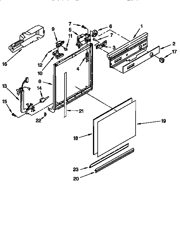 Frame and console
