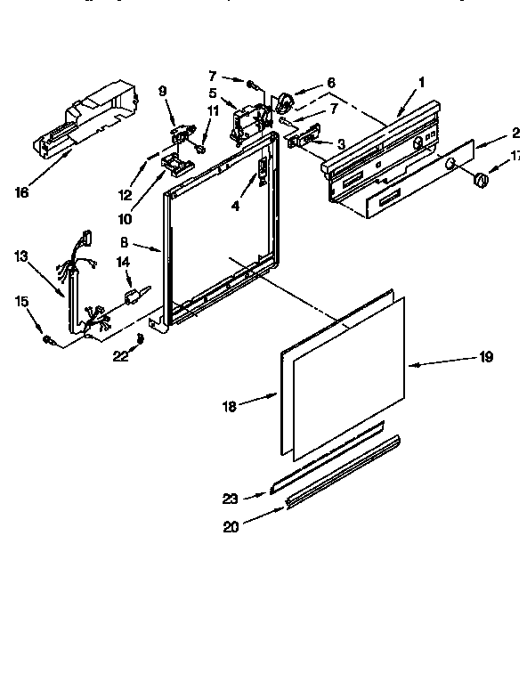 Frame and console