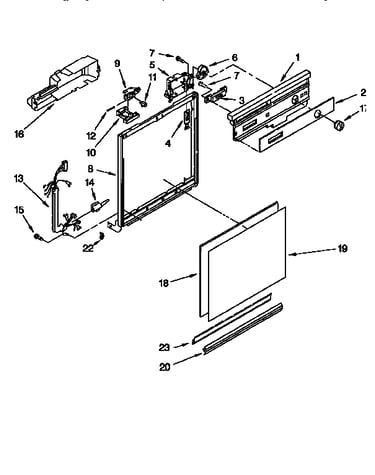 Frame and console