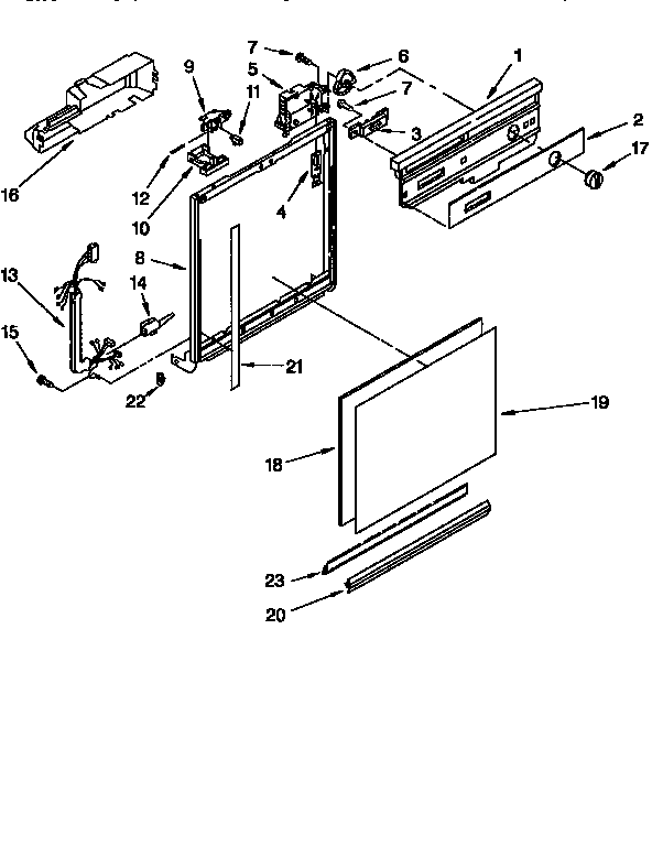 Frame and console