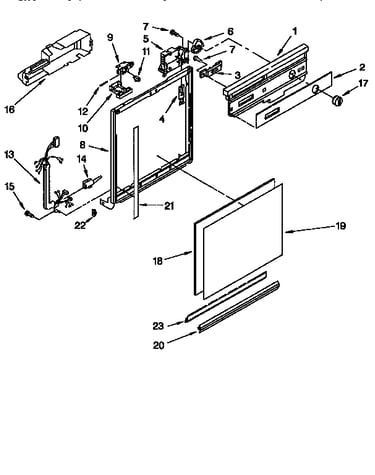 Frame and console