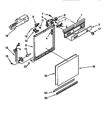 Frame and console
