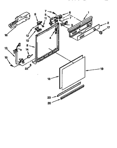 Frame and console